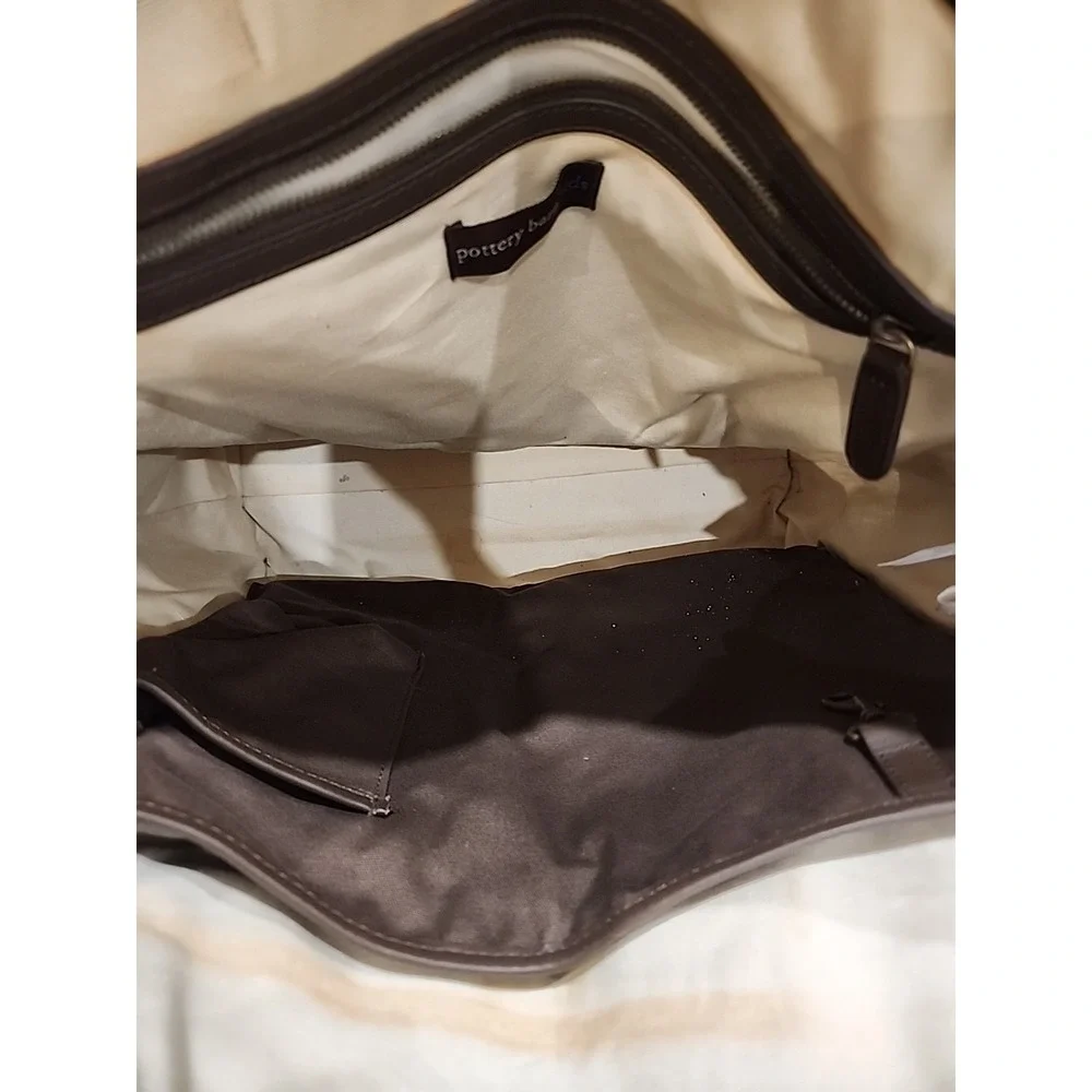 Pottery Barn Kids Brown Diaper Quilted Tote Basic‎ Bag